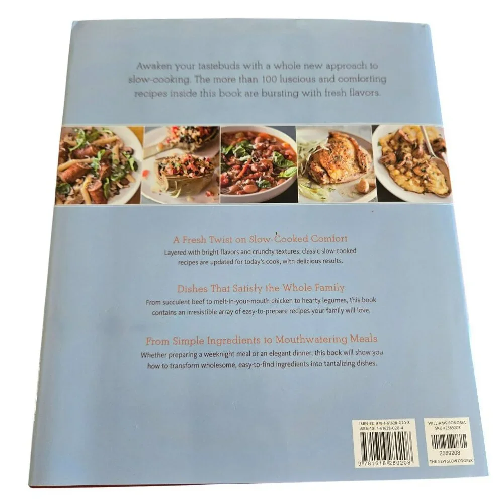 Set (2) Williams Sonoma Slow Cooker Cookbooks Brigit Binns Simple Easy Recipes